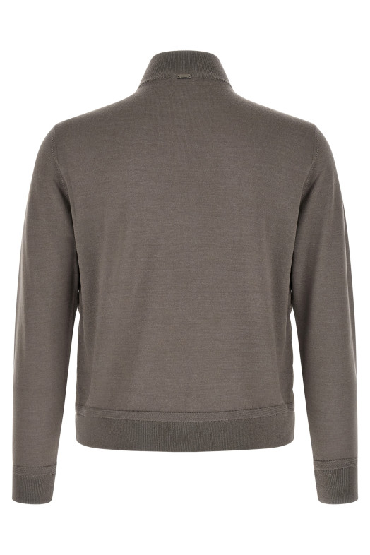 Padded cardigan Gray