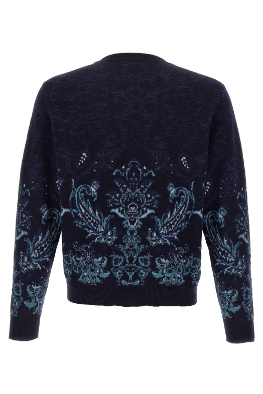 Paisley wool sweater Multicolor