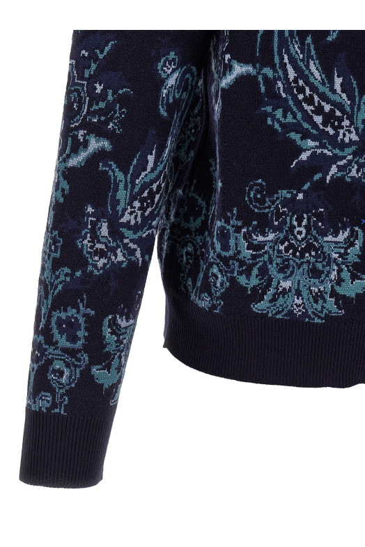 Paisley wool sweater Multicolor