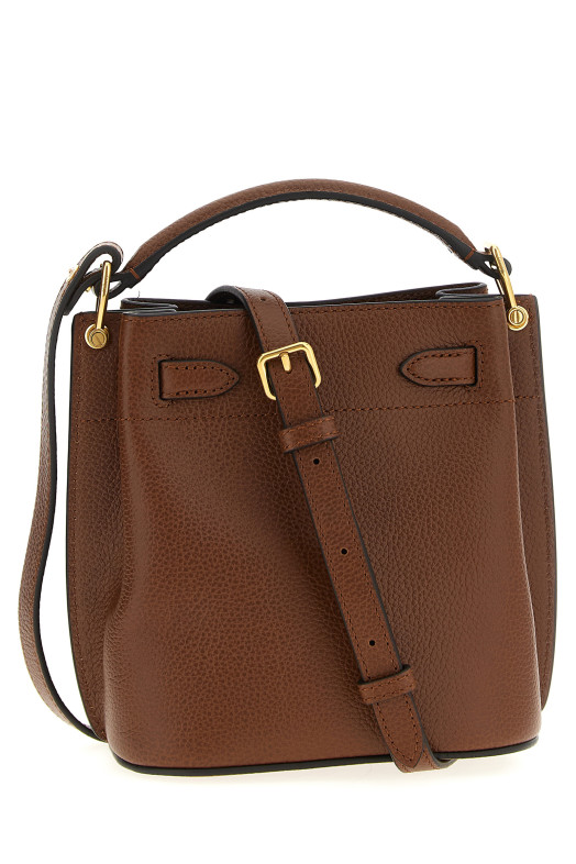 'Islington' mini bucket bag Brown