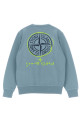 Logo print sweatshirt BLUE