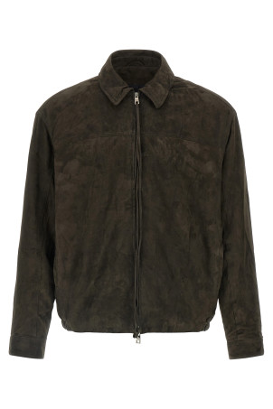 Suede jacket Brown