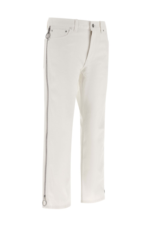 Zip jeans White