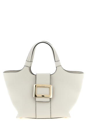 'Belle Vivier' mini shopping bag Gray