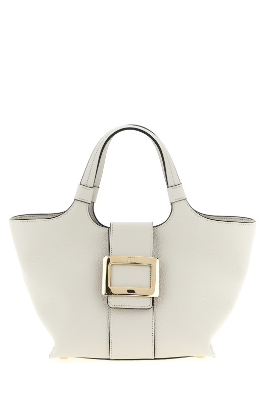 'Belle Vivier' mini shopping bag Gray