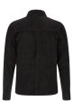 Suede shirt Gloves Black