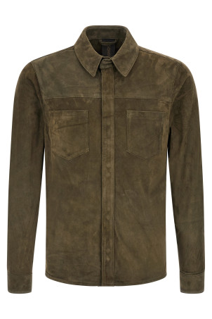 Suede shirt Gloves Green