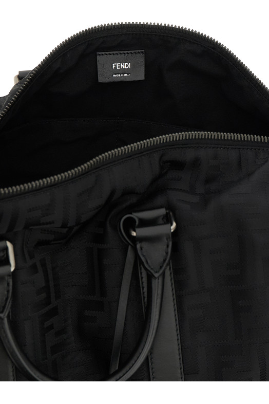 Medium FF duffel bag Black