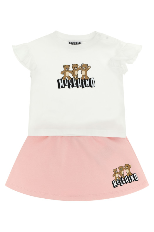 'Moschino Teddy Bear' t-shirt + skirt set Multicolor
