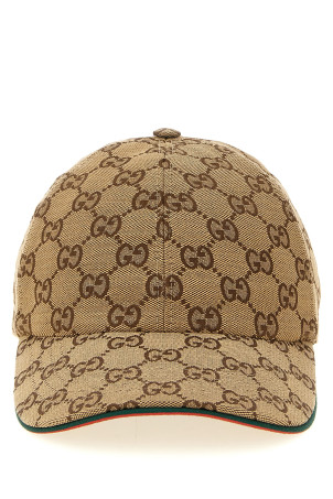 GG fabric cap Beige