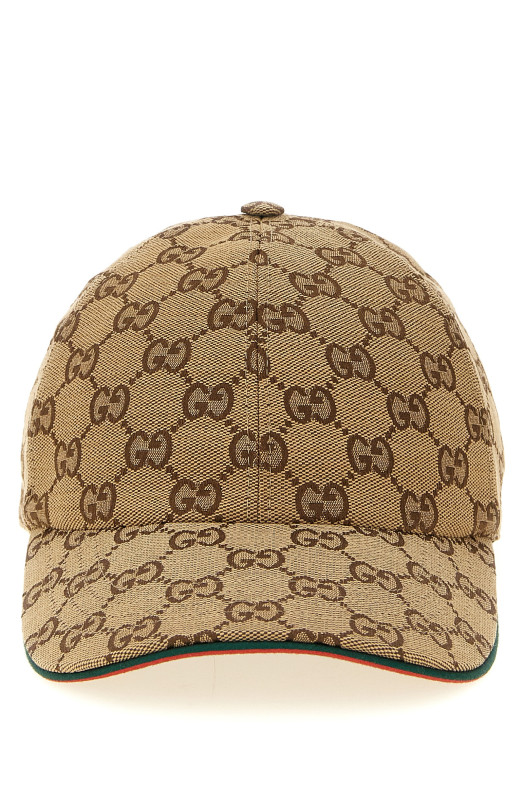 GG fabric cap Beige