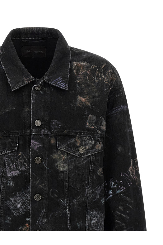 'Oversize' jacket Black