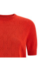 Openwork GG sweater Red