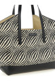 'Waves' shopping bag Black