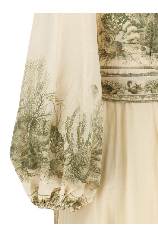 'Wanderlust Wrap Midi' dress Green