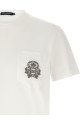 'DG' embroidered T-shirt White