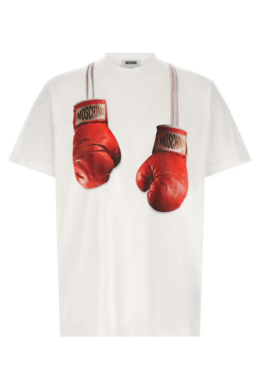 Trompe-l'œil print T-shirt White