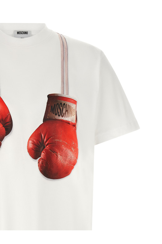 Trompe-l'œil print T-shirt White