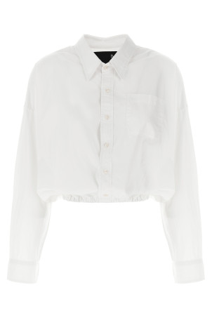 'Crossover Bubble' shirt White