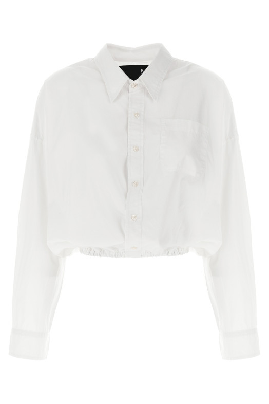 'Crossover Bubble' shirt White