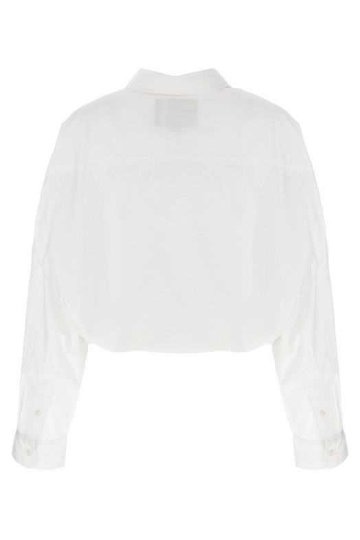 'Crossover Bubble' shirt White