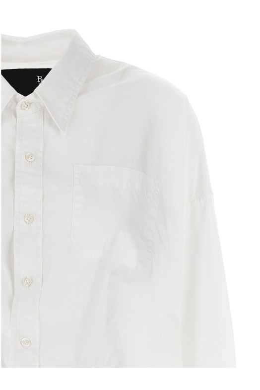 'Crossover Bubble' shirt White