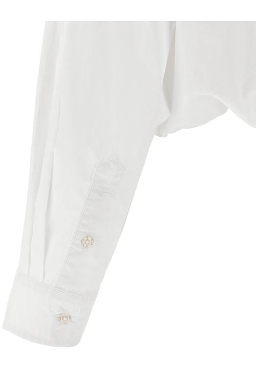 'Crossover Bubble' shirt White