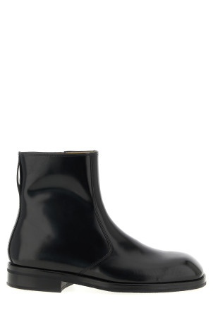 Leather ankle boots Black