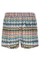 Irregular zig zag swimsuit Multicolor