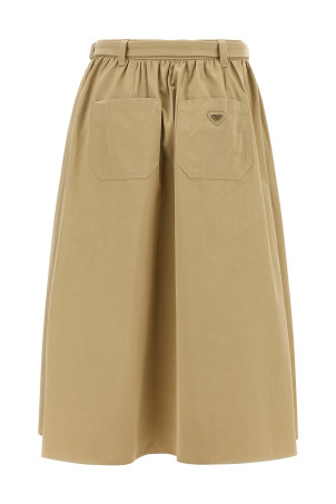 Panama Old cotton skirt Beige