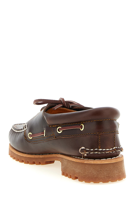 'Timberland® 3-Eye Lug' Boat Shoe Brown