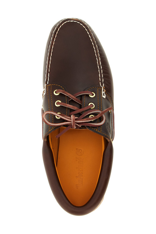 'Timberland® 3-Eye Lug' Boat Shoe Brown