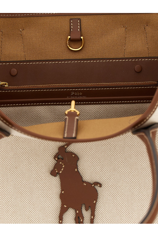 Medium canvas shopping bag Brown