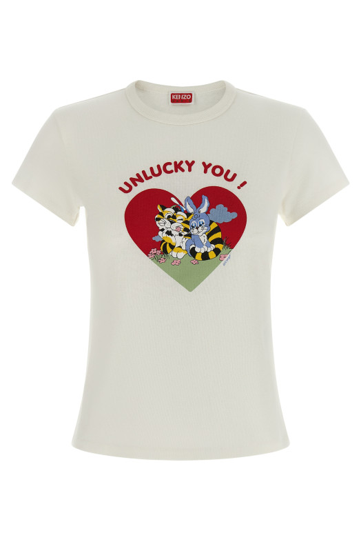'Gots KENZO Cartoon Classic' T-shirt White
