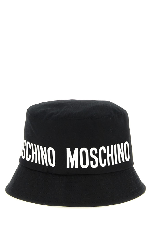 Logo bucket hat Black-grey