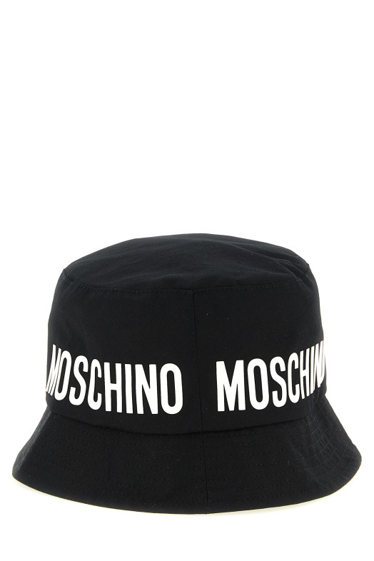 Logo bucket hat Black-grey