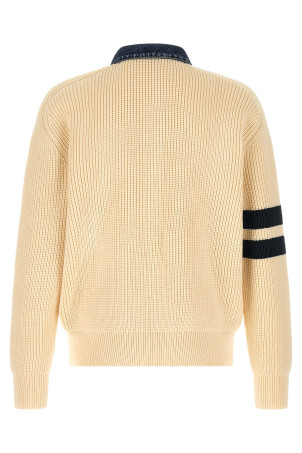 'Denim Mix D2' cardigan Beige