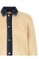 'Denim Mix D2' cardigan Beige