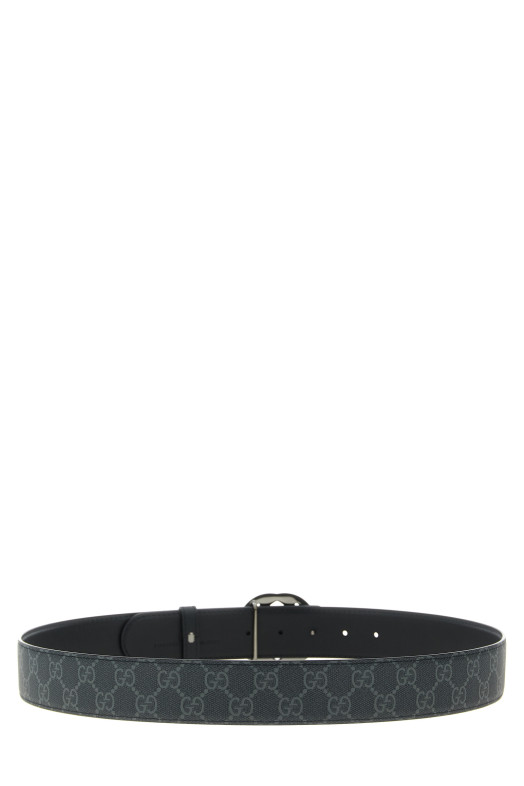 'Incrocio GG' reversible belt Black