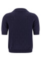 Openwork GG polo shirt Blue