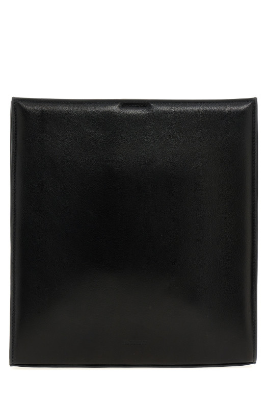 Шкіряний плечовий ремінь Чорний JIL SANDER (J08WG0017P4845001) Шкіряний плечовий ремінь Чорний JIL SANDER (J08WG0017P4845001)