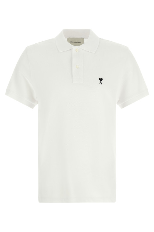 'Ami De Coeur' polo shirt Black-grey