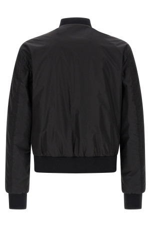 'DG' patch bomber jacket Black