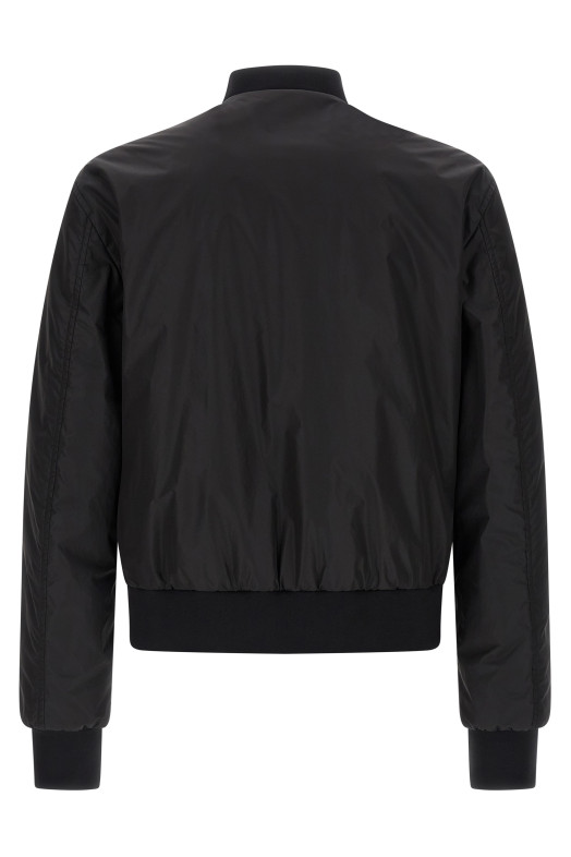 'DG' patch bomber jacket Black