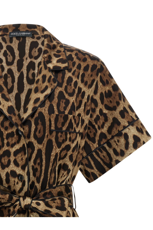 Leopard shirt Brown
