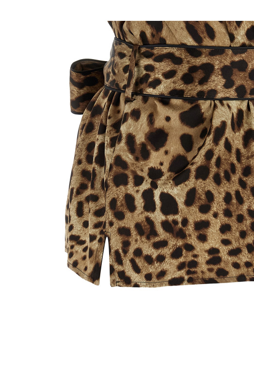 Leopard shirt Brown