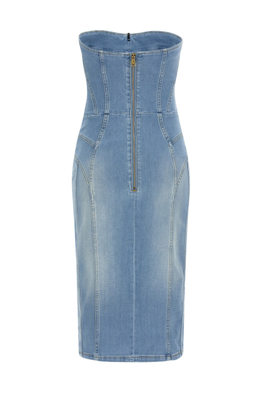 Denim dress BLUE