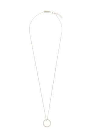 'Number Reference' necklace Silver