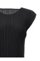 Pleated dress Black