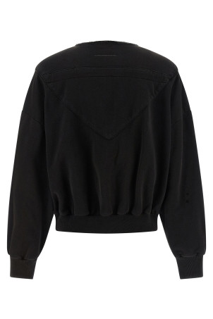 Trompe l'oeil hoodie Black